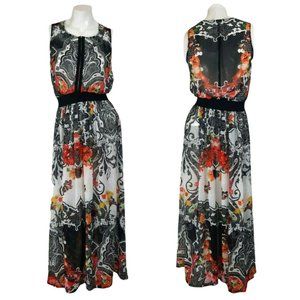 Olivia & Lea Sheer Boho Sleeveless Maxi Dress